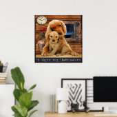 Poster Retriever du Labrador (Bureau à domicile)