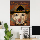 Poster Retriever du Labrador    (Bureau à domicile)