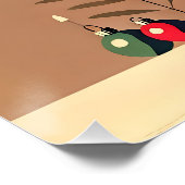 Poster Retro 50s Jet Set Christmas Tree Martini (Coin)