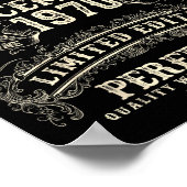 Poster Retro 55th Birthday For Men 55 Year Old December 1 (Coin)