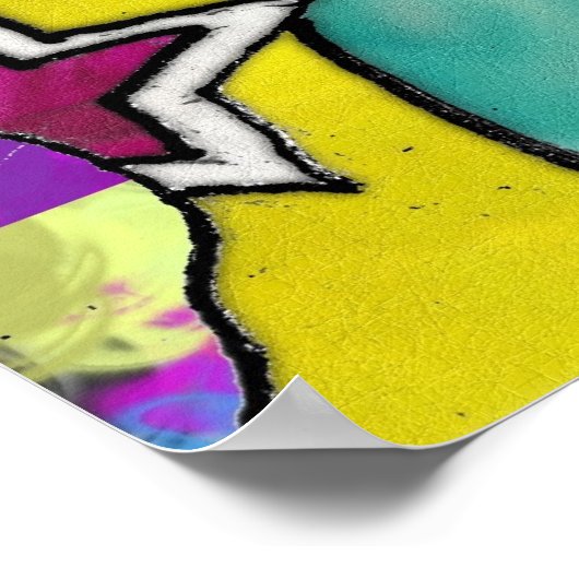 Poster Retro 60s Psychedelic Sunshine Eagle Imprimer Post (Coin)