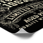 Poster Retro 62nd Birthday For Men 62 Year Old October 19 (Coin)