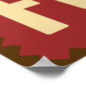 Poster Retro American Football (Coin)