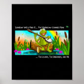 Poster Retro Animal Funny Quote The Lovers The Dreamer An (Devant)
