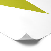 Poster Retro Aqua Blue Green Yellow Stars Diamants (Coin)