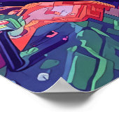 Poster Retro Arcade Machines in Space (Coin)