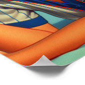 Poster Retro Baseball (Coin)