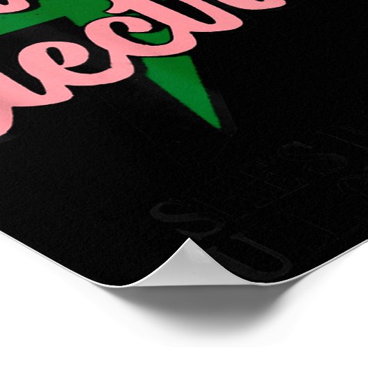 Poster Retro Basic Lightning Quote She Electric Funny Sim (Coin)