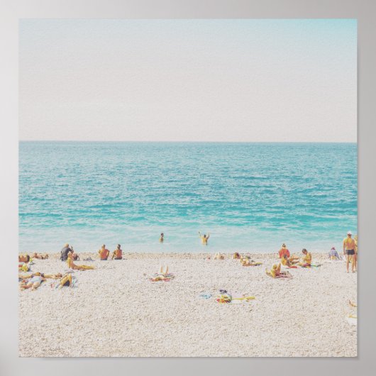 Poster Retro Beach (Devant)