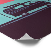 Poster Retro Beach Life - Une aventure estivale (Coin)