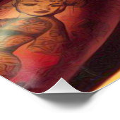 Poster Retro Beach Pin-up (Coin)