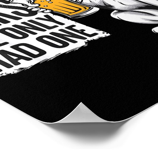 Poster Retro Beer Pun Bar Pub Crawl Party Men - Funny Bee (Coin)