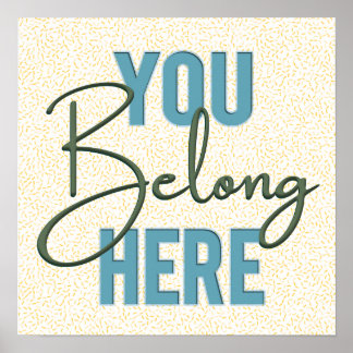 Poster Rétro Bienvenue Événement/Confort de l'Église