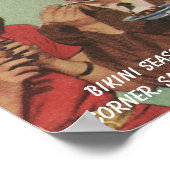 Poster Retro - Bikini Season vs Ice Cream, (Coin)