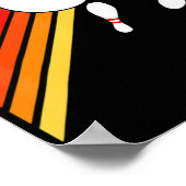 Poster Retro Bowling Fun Bowling (Coin)