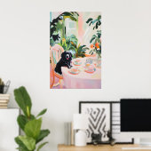 Poster Retro Boykin Spaniel Poster, Boykin Spaniel Oil (Bureau à domicile)