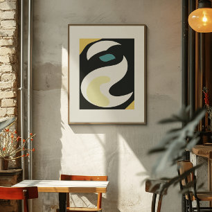 Poster Retro Breeze : Flux Abstrait moderne