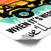 Poster Retro Camel Towing Sarcastic Quotes Life Without M (Coin)