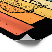 Poster Retro Capybara Shuttle - Vintage Badminton Badminb (Coin)