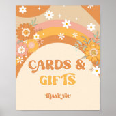 Poster Retro cartes bébé super et cadeaux (Devant)