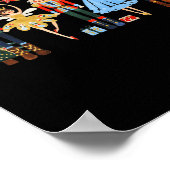 Poster Retro Casse-Noisette Ballet Arbre De Noël S Pour F (Coin)