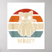 Poster Rétro Ce Chat Couteau Meow Kitty Funny Chats Maman (Devant)