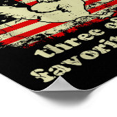 Poster Retro Chicken T E Three Of My Favorite Things Funn (Coin)