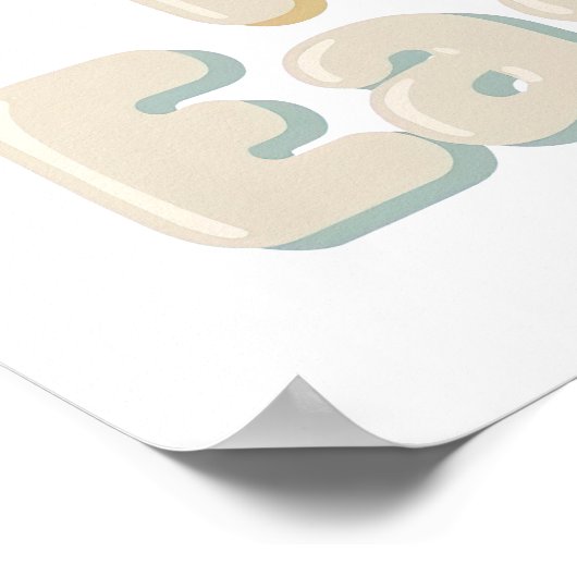 Poster Retro Chill Out Good Vibes (Coin)