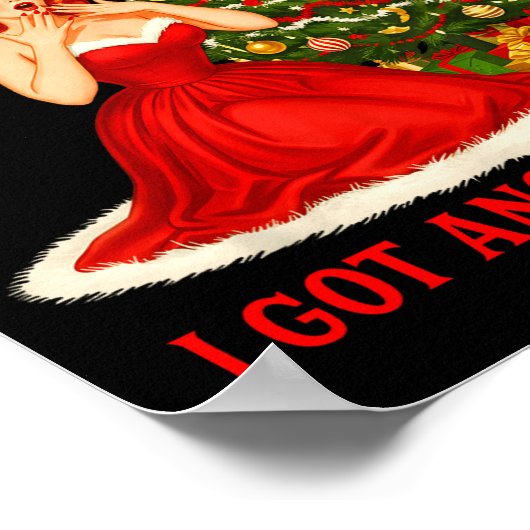 Poster Retro Christmas Oops I Got Another Tree Funny Sayi (Coin)