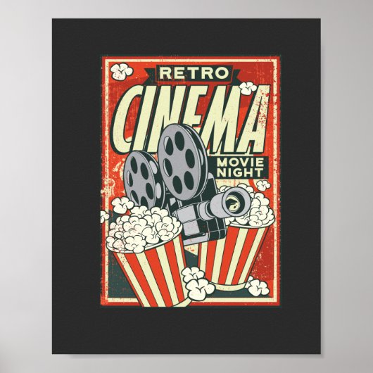 POSTER RETRO CINEMA (Voorkant)