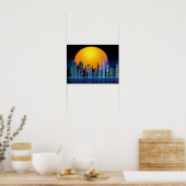 Poster Retro City-1 (Cuisine)