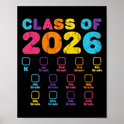 Poster Retro Cl De 2026 Espace Pour Vérification De Note (Devant)