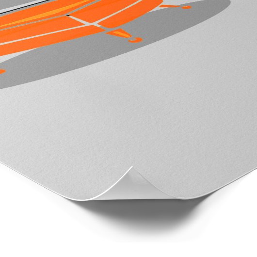 Poster Retro Classic Television (Coin)