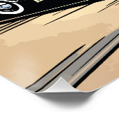 Poster Retro Classic Wagon Sky Pop Art Illustration Print (Coin)