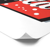 Poster retro cola peut concevoir (Coin)