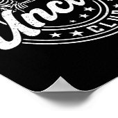 Poster Retro Cool Uncles Club Funny New Uncle Men Skeleto (Coin)