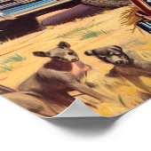 Poster Retro Cowgirl Pin Up (Coin)