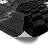 Poster Retro Cuisine Noire Et Blanc Photographie (Coin)