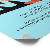 Poster Retro Customisé Sci Fi UFO Home Theatre Film (Coin)