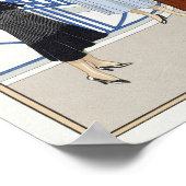 Poster Retro Dames Casquettes talons en attente Fashion S (Coin)