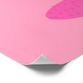 Poster Retro dans l'affiche rose (Coin)