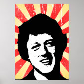 Poster Rétro de Bill Clinton (Devant)