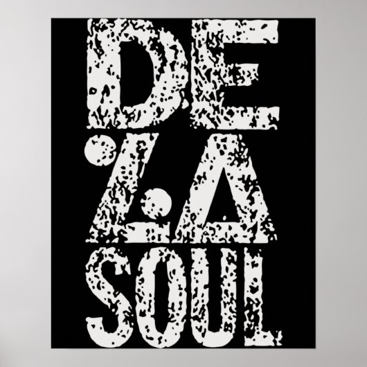Poster Retro De La Soul Cadeaux De Musique Cool Pour Vent (Devant)