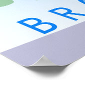 Poster rétro de l'église congrégationnelle du Cent (Coin)