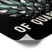 Poster Rétro de Quartz Je suis collectionneur de roches C (Coin)