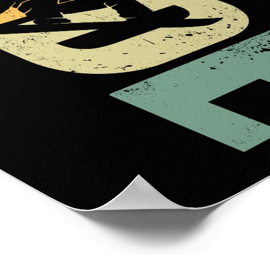 Poster Rétro de Snowboard (Coin)