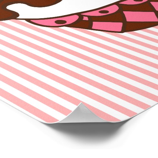 Poster Retro Diner Cupcake (Coin)