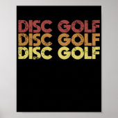 Poster Retro Disk Golf (Devant)