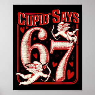 Poster Rétro Drôle Cud Dit 6 7 Six Sept Couples Valenti