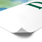 Poster Retro Dublin Ireland Bridge Watercolor Art (Coin)